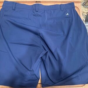 Navy Blue Men's Flat Front Shorts